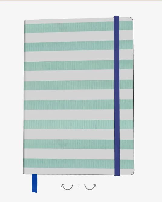 Hardcover Mint Green Stripes Student Notebook Buy Stripes Notebook