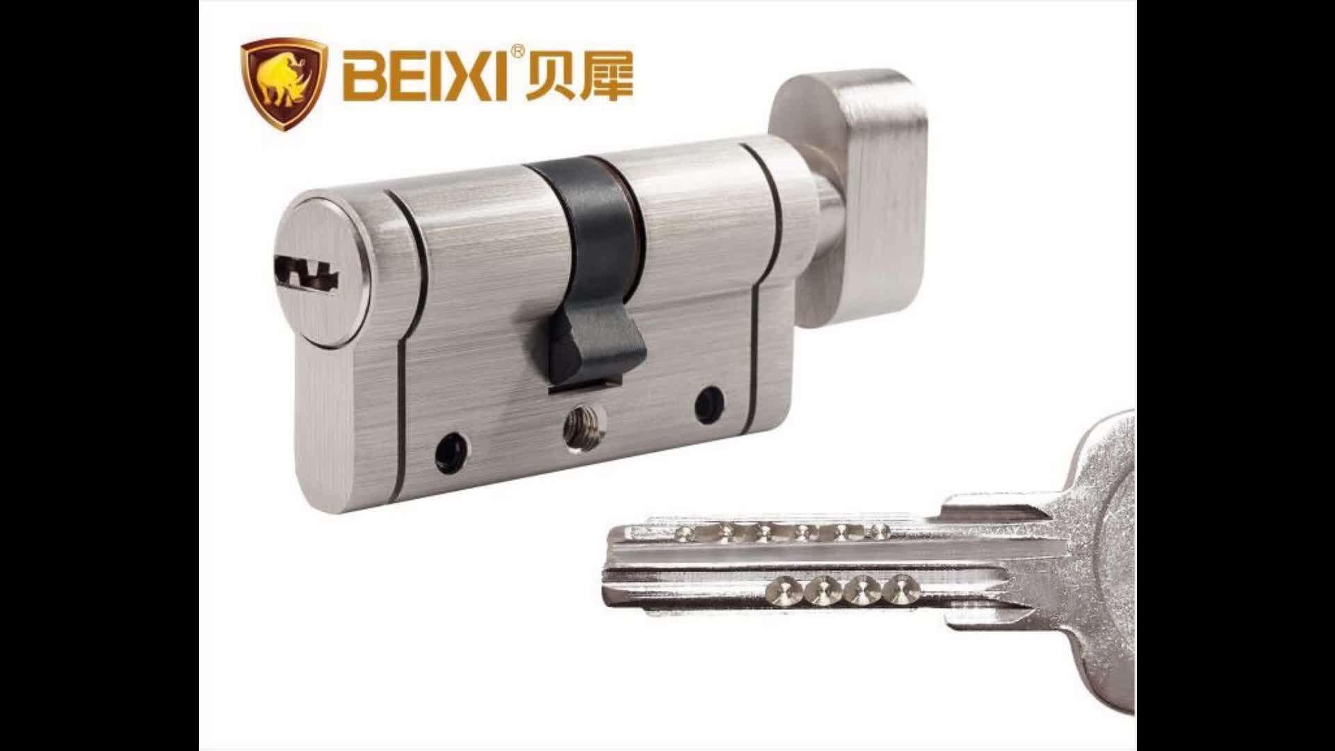 Safe Euro Lock Cylinder Double Open Anti Snap 80mm Door Lock Cylinder