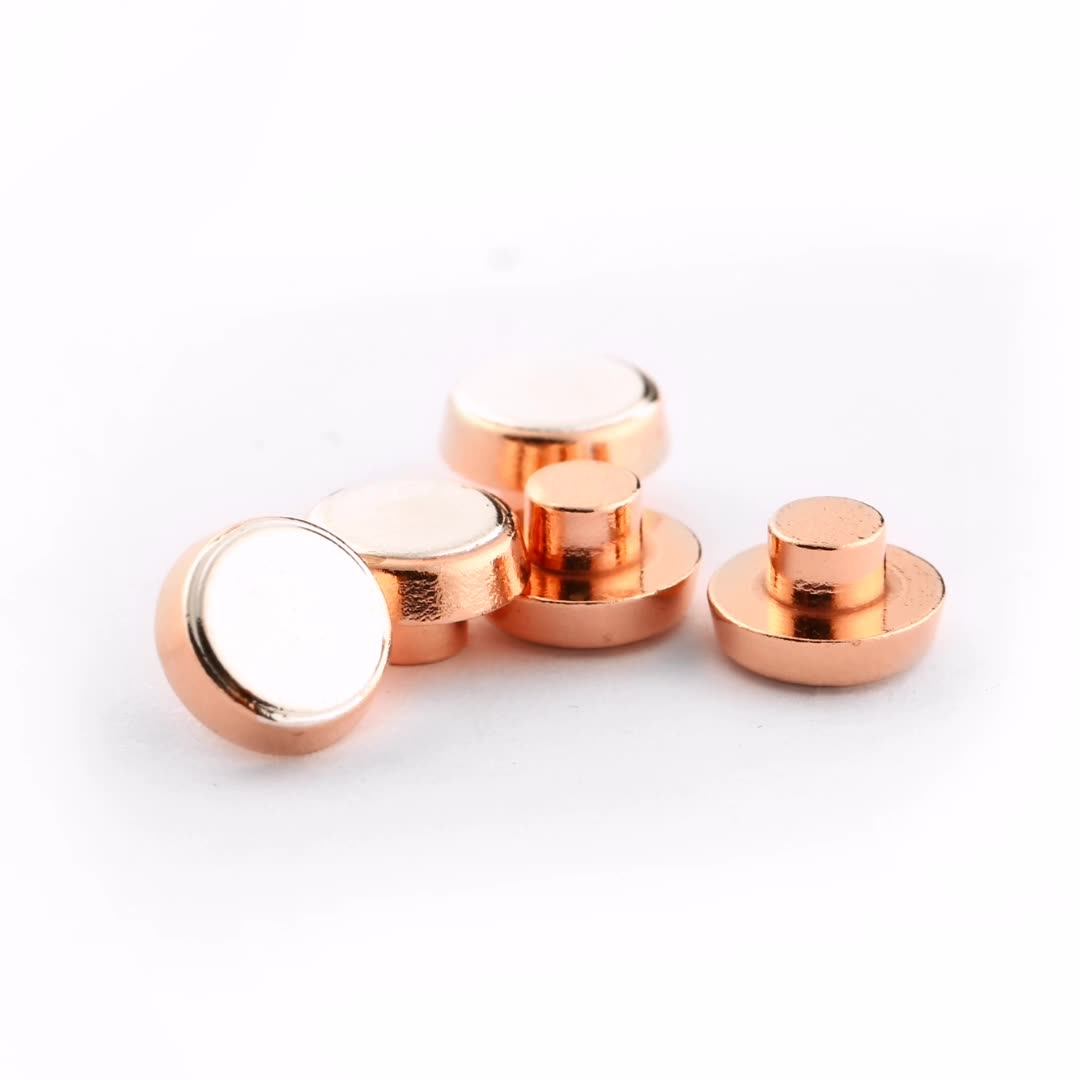 Alloy Contacts Silver Copper Composite Contacts Electric Silver Contact