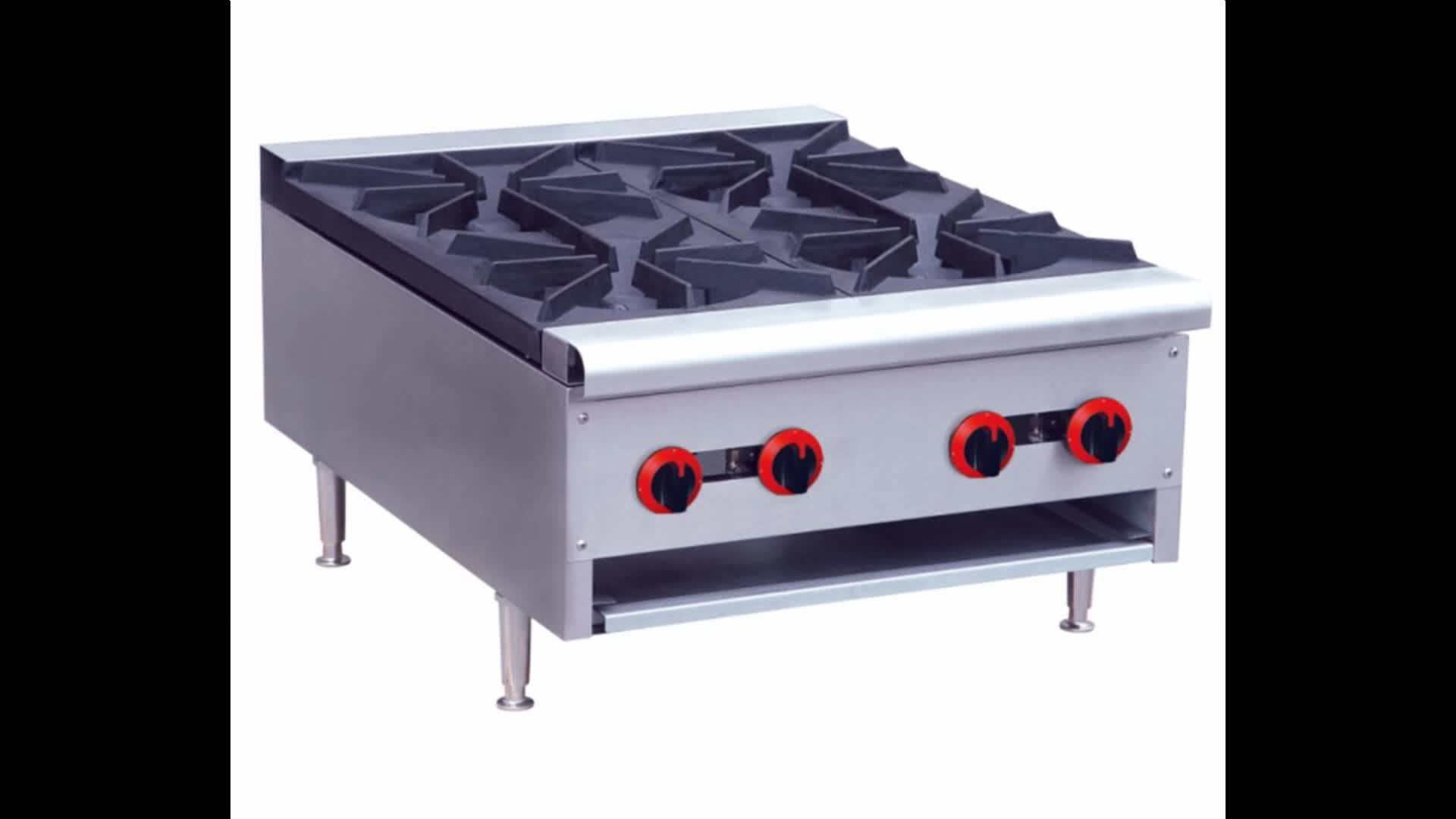 High Quality Countertop 4 Burner Gas Stove,Lpg Gas Cooker Stove,Camping
