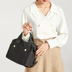 包包女包2025新款簡約通勤斜挎包女士時尚休閒單肩手提餃子托特包