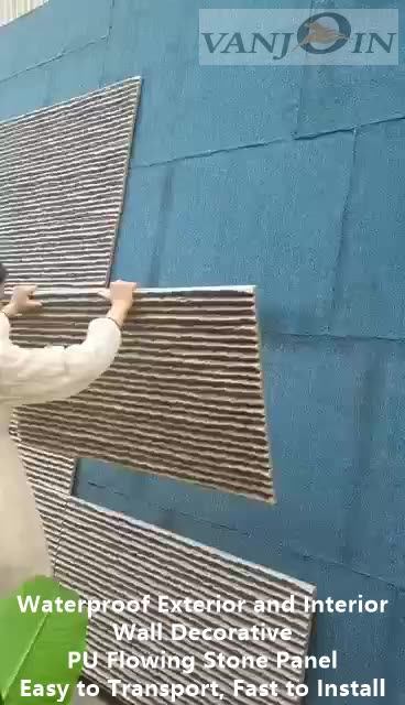 Saudi Stone Cladding Vanjoin Waterproof Outdoor Pu Stone Cladding Wall Panels To Saudi ...