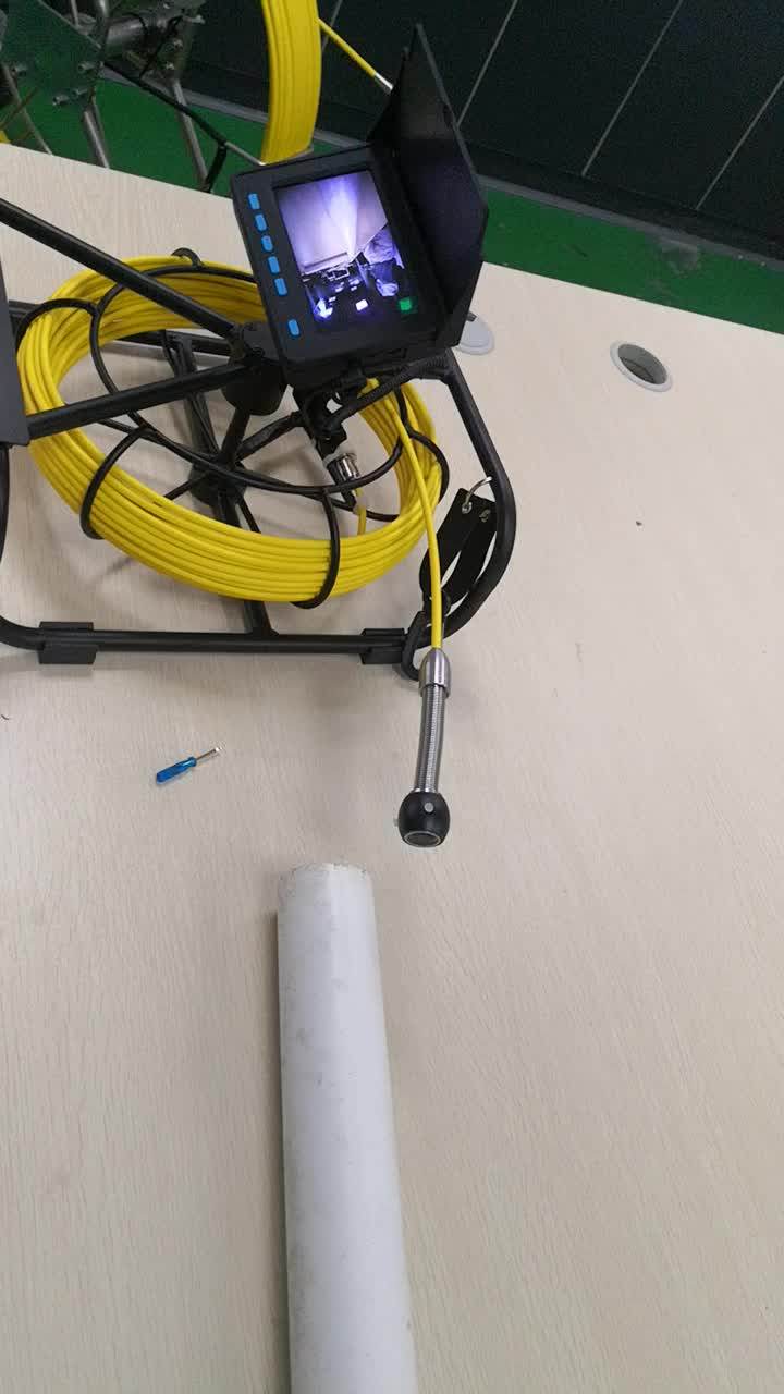 9 Inch Tft Color Screen 9mm Fiberglass Cable 23mm Camera With Big Cable Reel Finder Camera Used