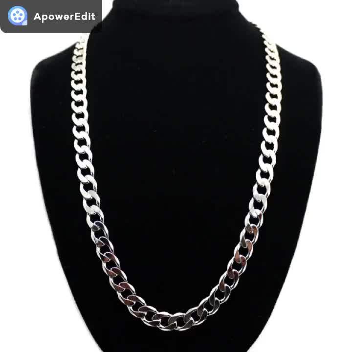 Gold Chain Wide Design Necklace Jewelry 