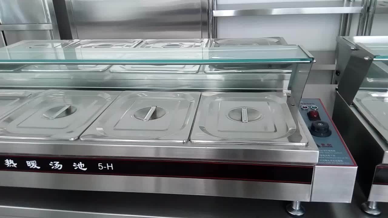 Commercial Plate Warmer Counter Easy To Operate Hot Food Vending Cycle