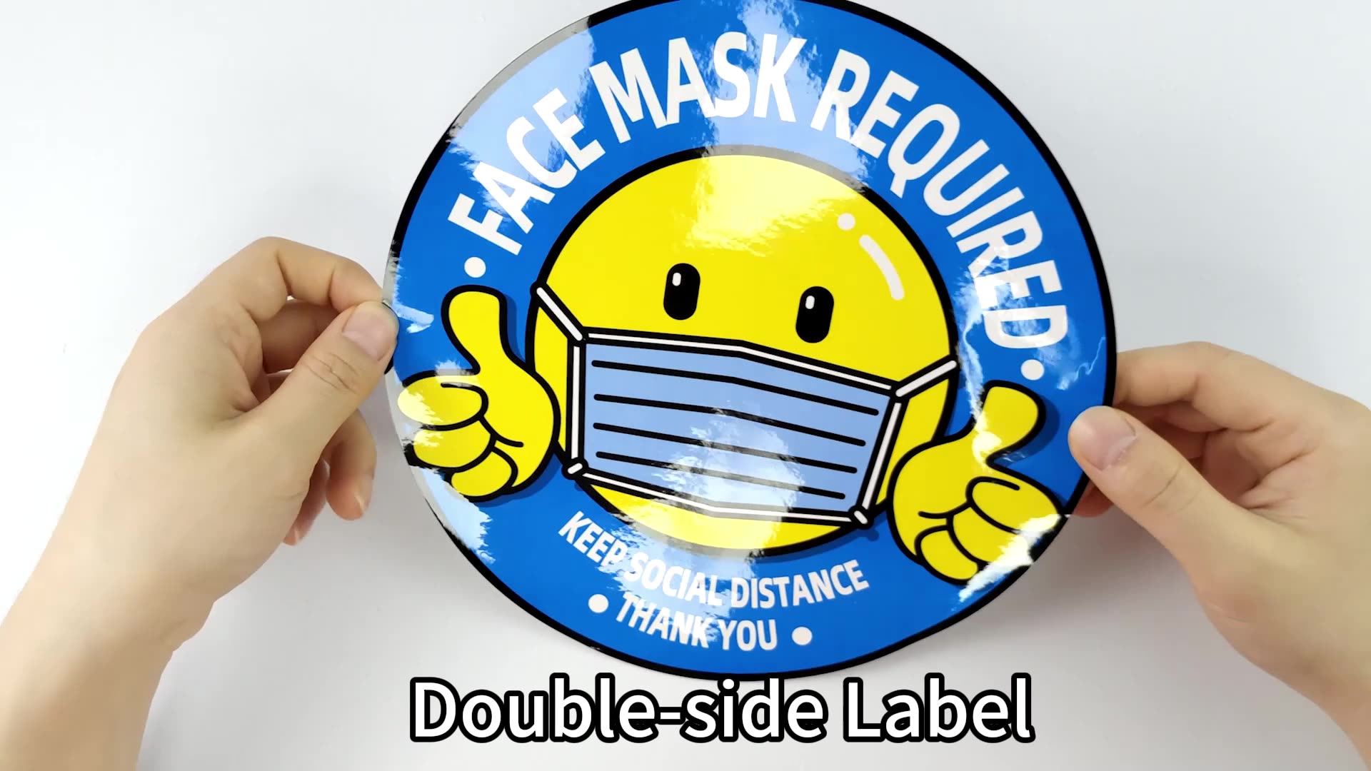 Custom Removable Adhesive Bottle Label Waterproof Antilight Double