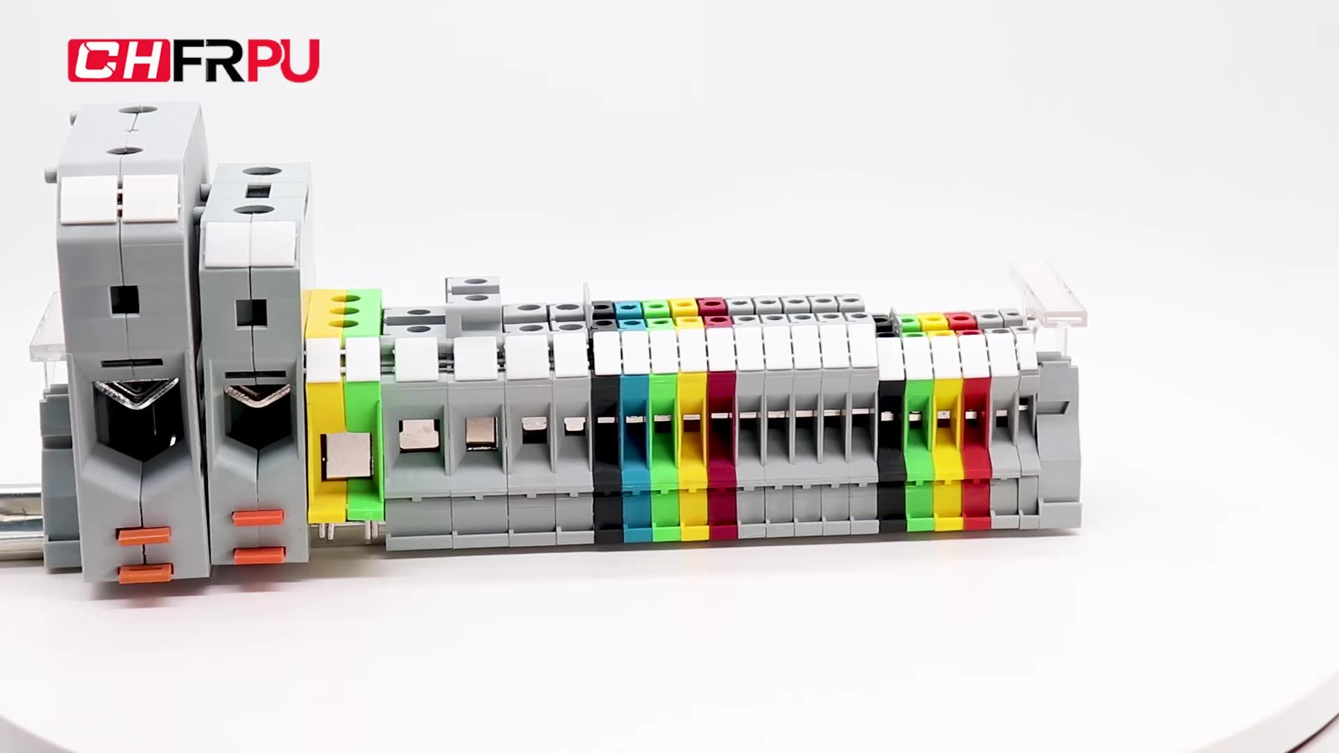 2.5mm Through Din Rail Screw Plastic Brass Terminal Uk3n Marine Conector Electrical Power