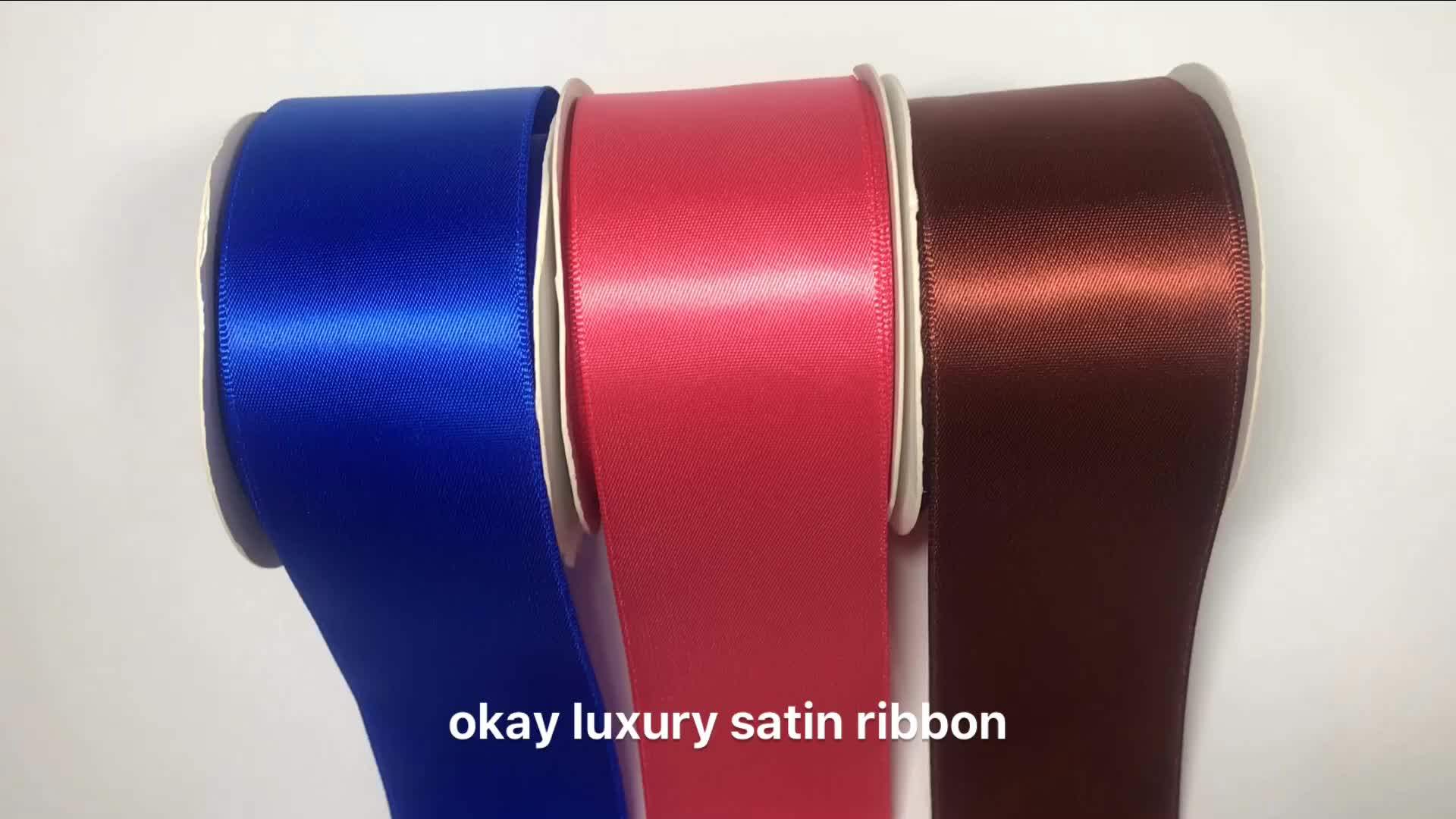 Factory Luxury 196 Colors 1 Inch Double Face Satin Ribbon,Ribbon Roll