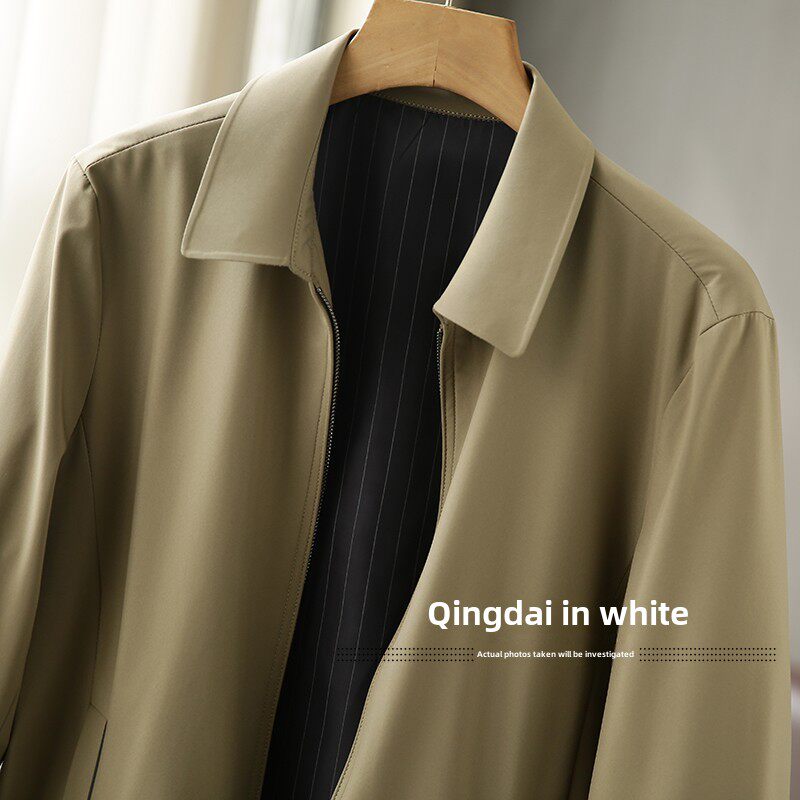 Классическая отворот Старый кадр серия Пересечение внешняя торговля мужской одежда фабрика вырезать хвост Вкус бизнес механическая обработка куртка осень                