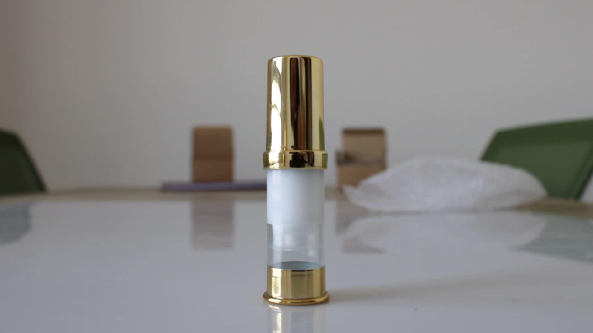 Download Wholesale Luxury Gold Aluminum Airless Pump Bottle Airless Spray Bottle - Buy Cream Bottle ...