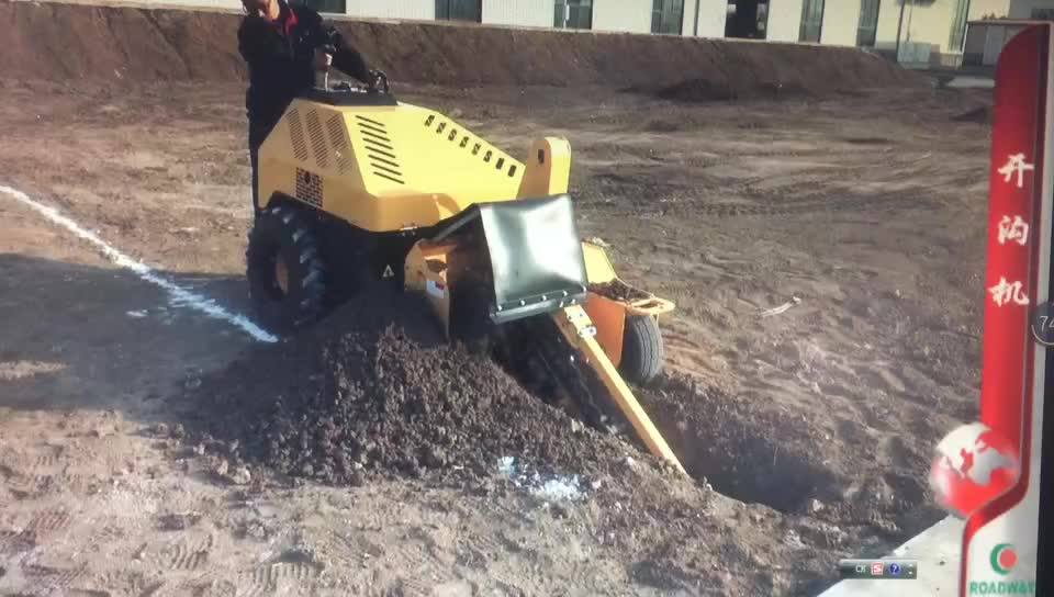 Selfpropelled Orchard Trenching Machine /small Pipe Trencher Price