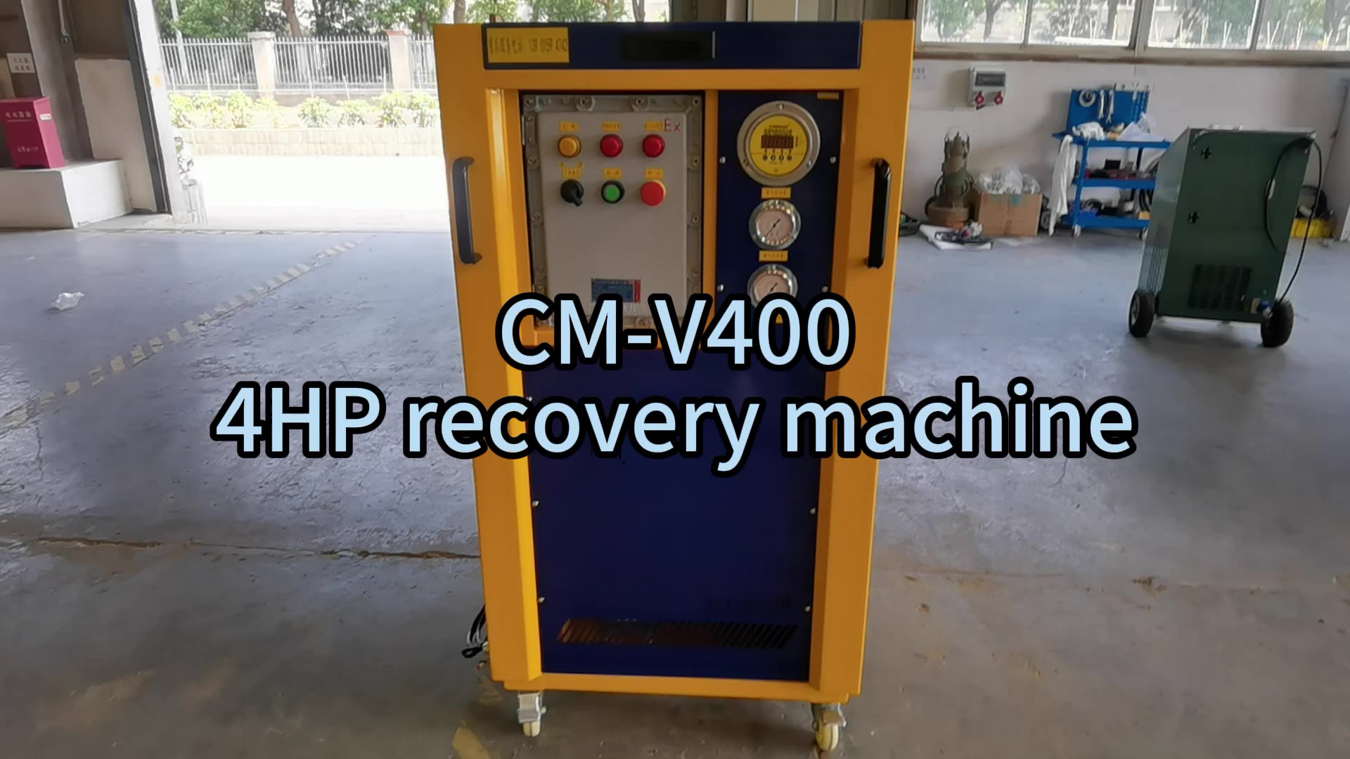 Explosion Proof Refrigerant Vapor Recovery Charging Machine Air