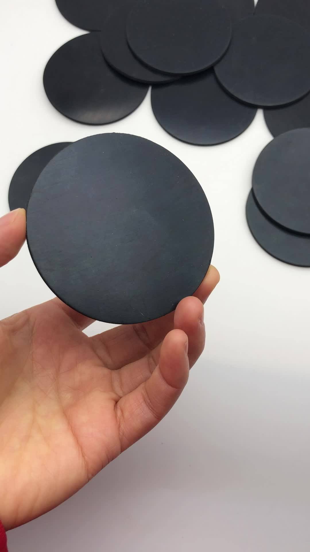 5mm Thickness 70mm Diameter Self Adhesive Silicon Antislip Pad Rubber