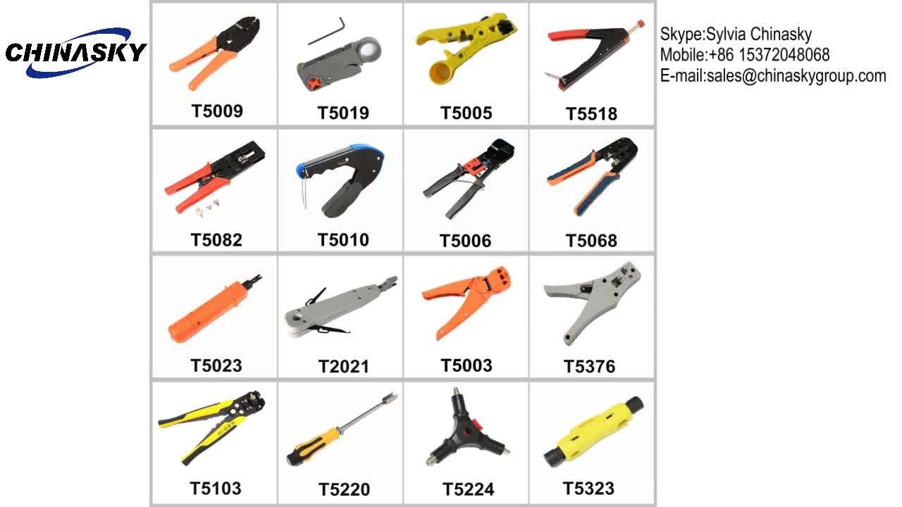 Cctv Compression Cable Crimping Bnc Crimp Tool For Coax Crimper