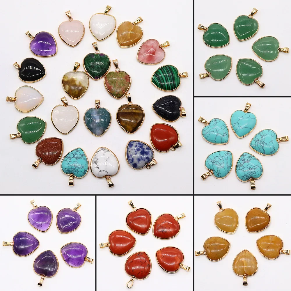 Органический кулон в форме сердца, ожерелье, аксессуар, аксессуары, AliExpress