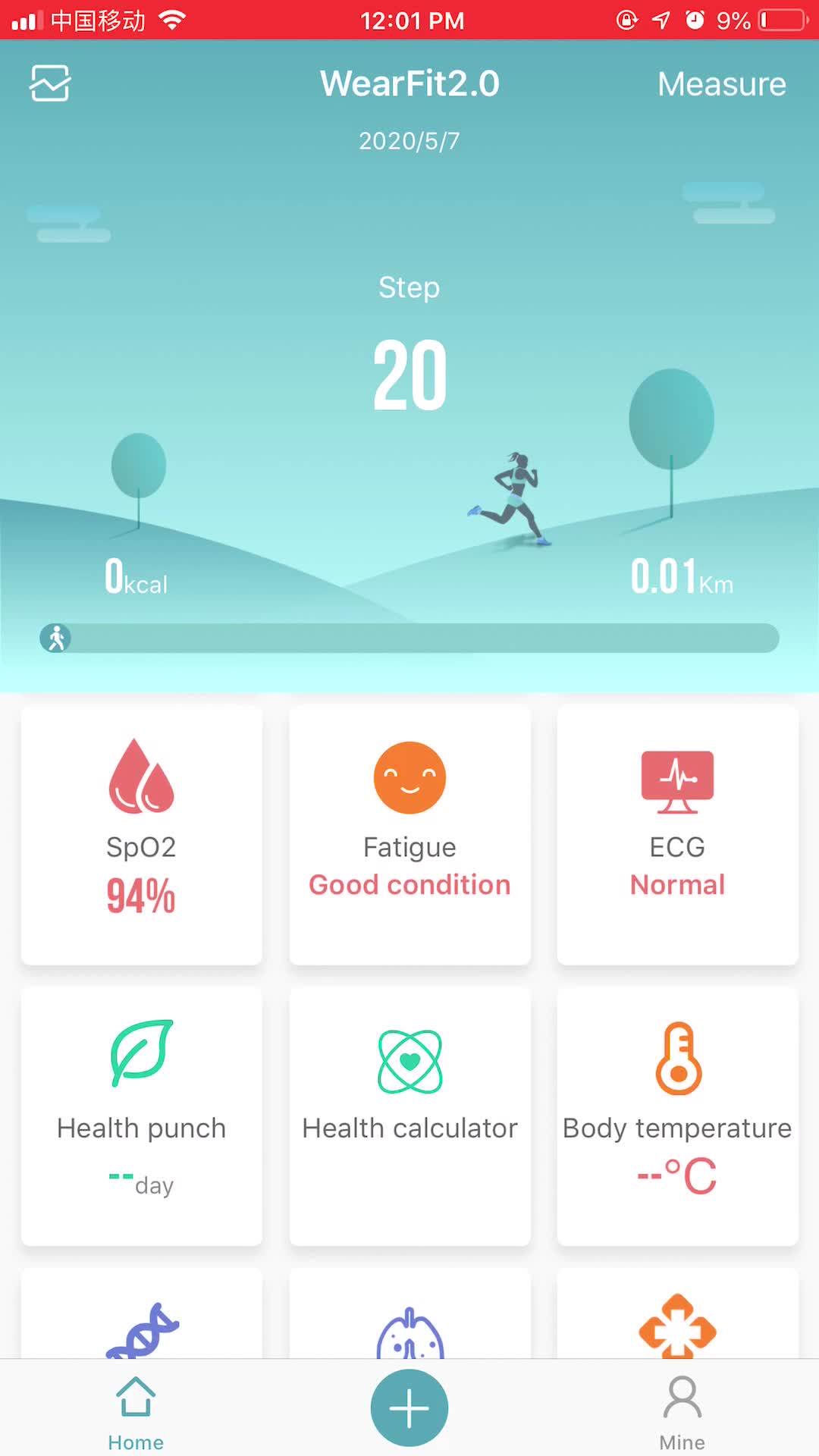 fitness tracker with body temperature sensor