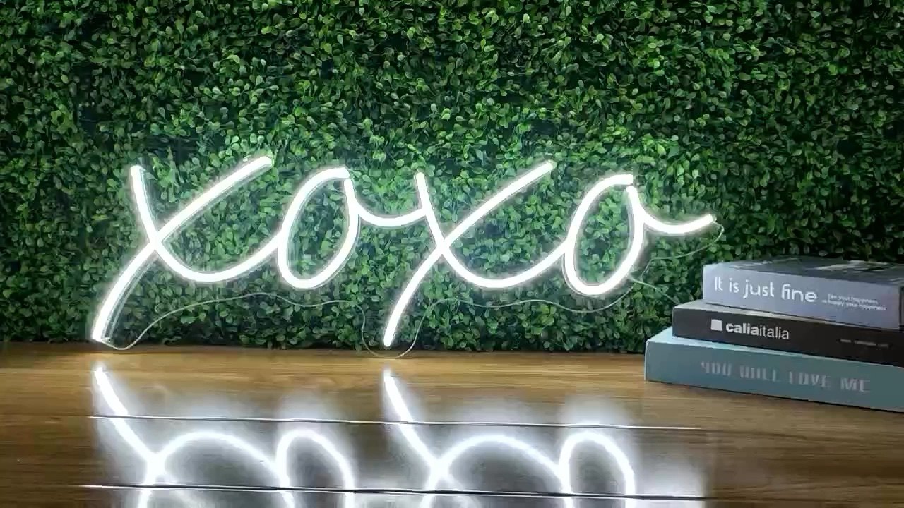 Neon Sign Making Equipment Neon 3d Board Sign Drop Shipping Xoxo Neon