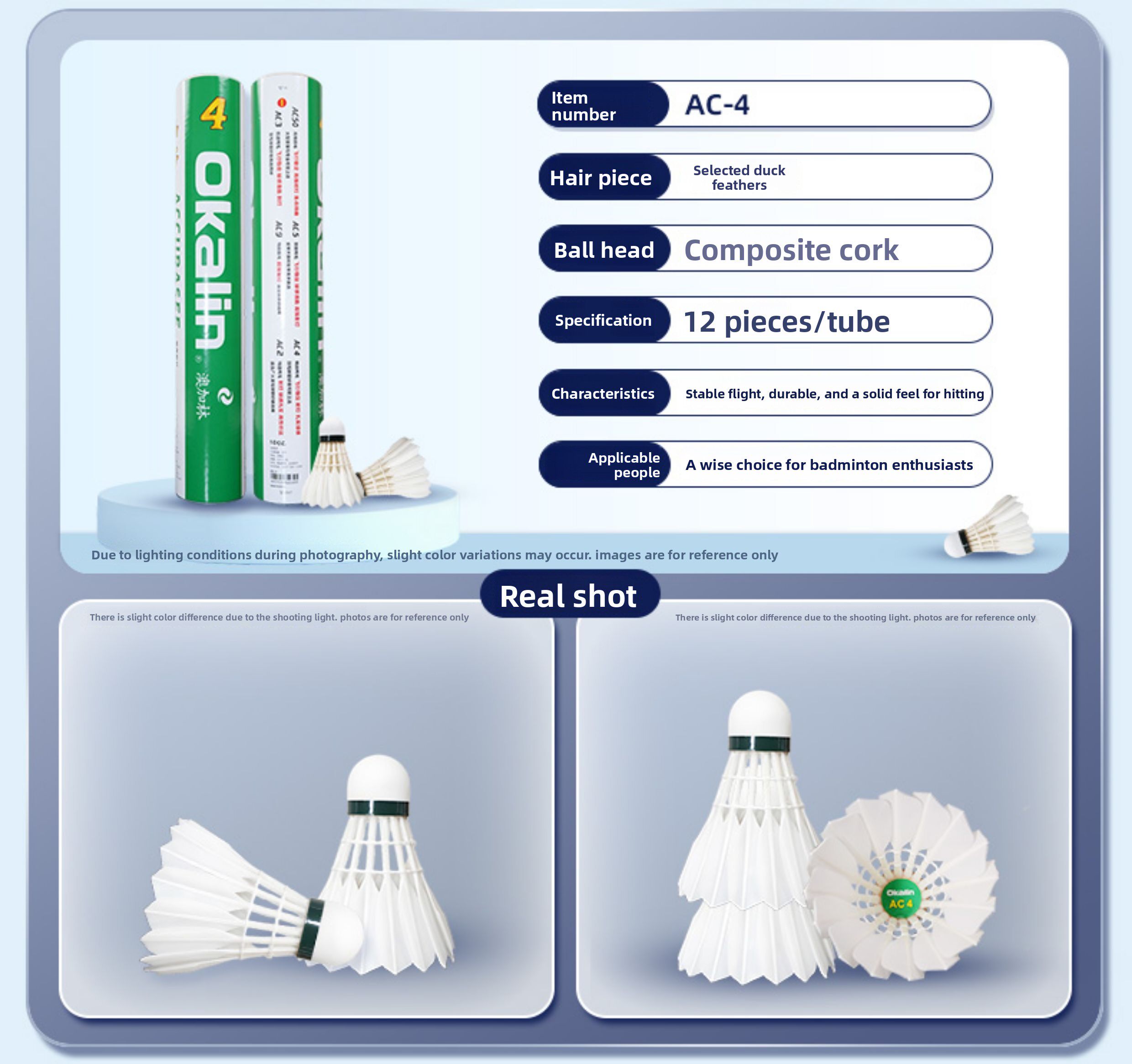 Okalin badminton: top quality, durable and stable! the first