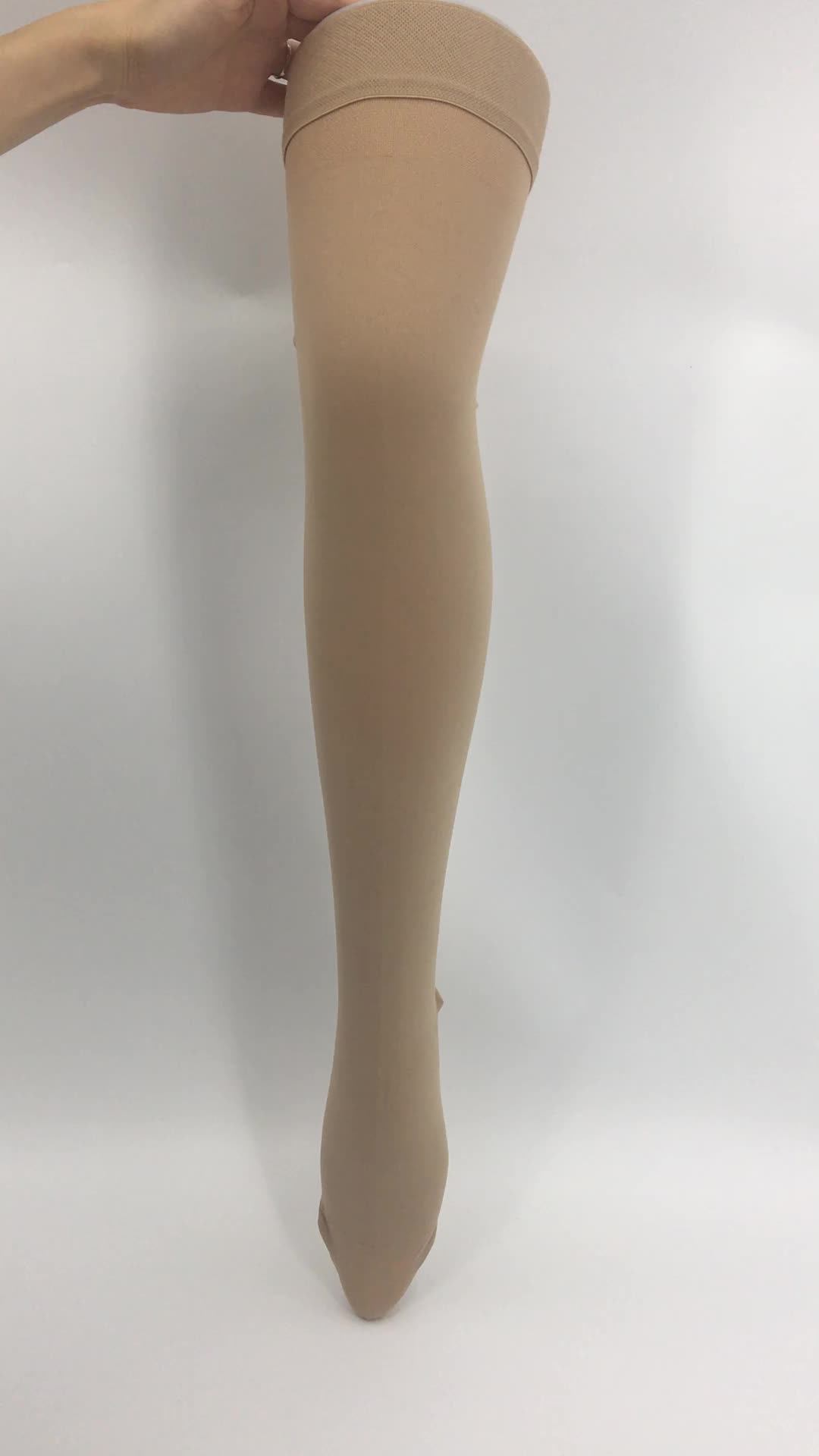 Medical Running Sport Socks Sexy Varicose Thigh High Compression Socks