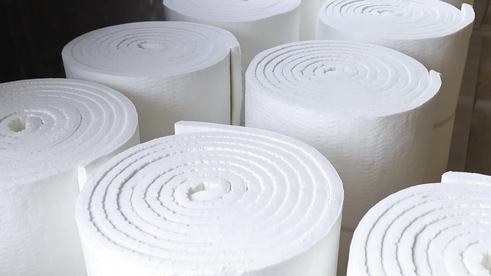 1260 Aluminum Foil Ceramic Fiber Blanket With Good Resiliency And Low