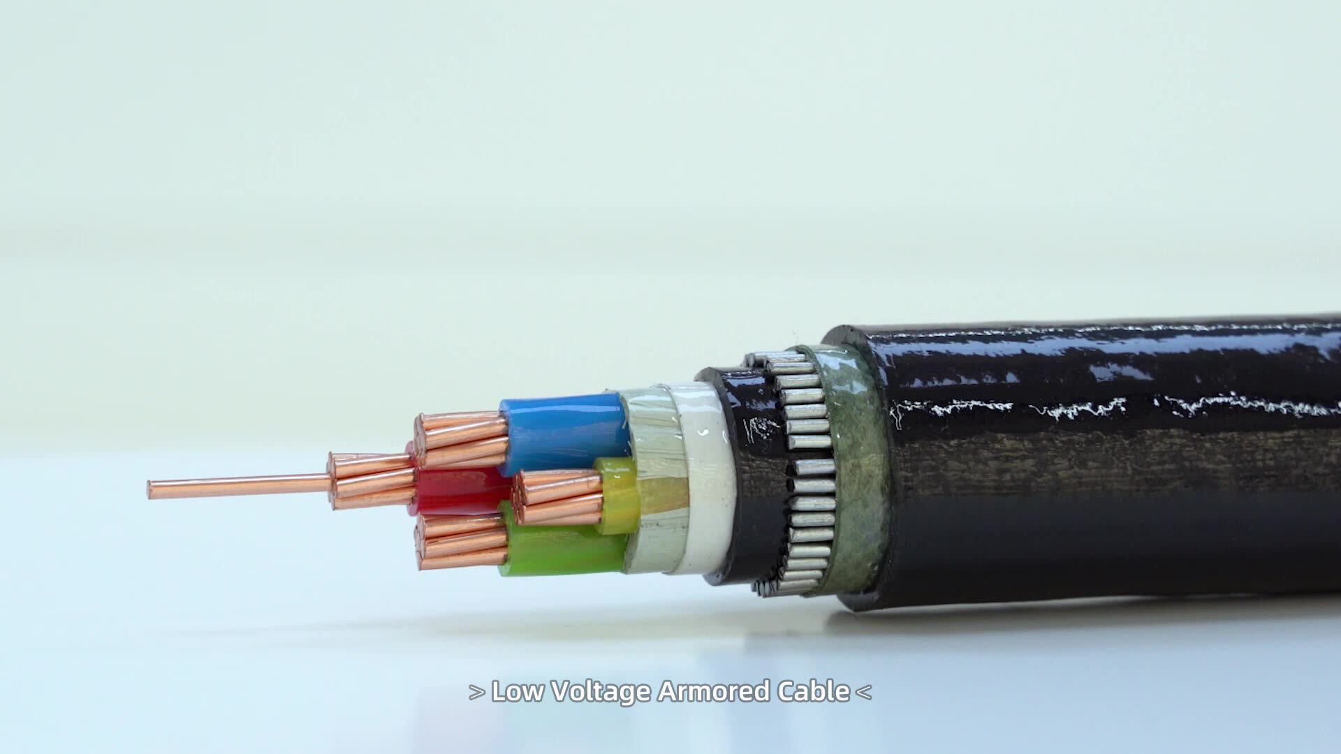 Бронированный кабель для прокладки в земле