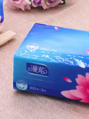 60 packs of half-year packed toilet paper towels household whole box of napkins, facial tissue, toilet paper, 300 sheets of toilet paper