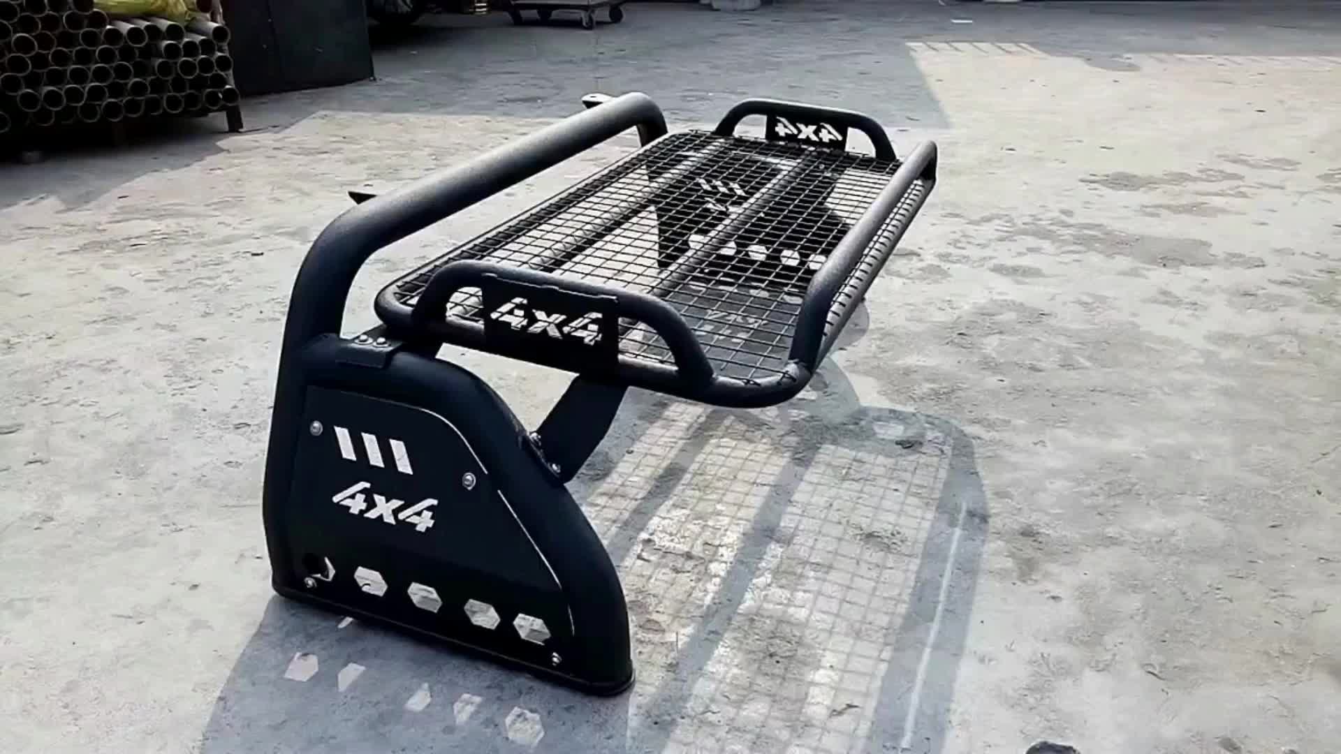 Dongsui Universal Roll Bar Black With Roof Rack Powder Sport Roll Bar