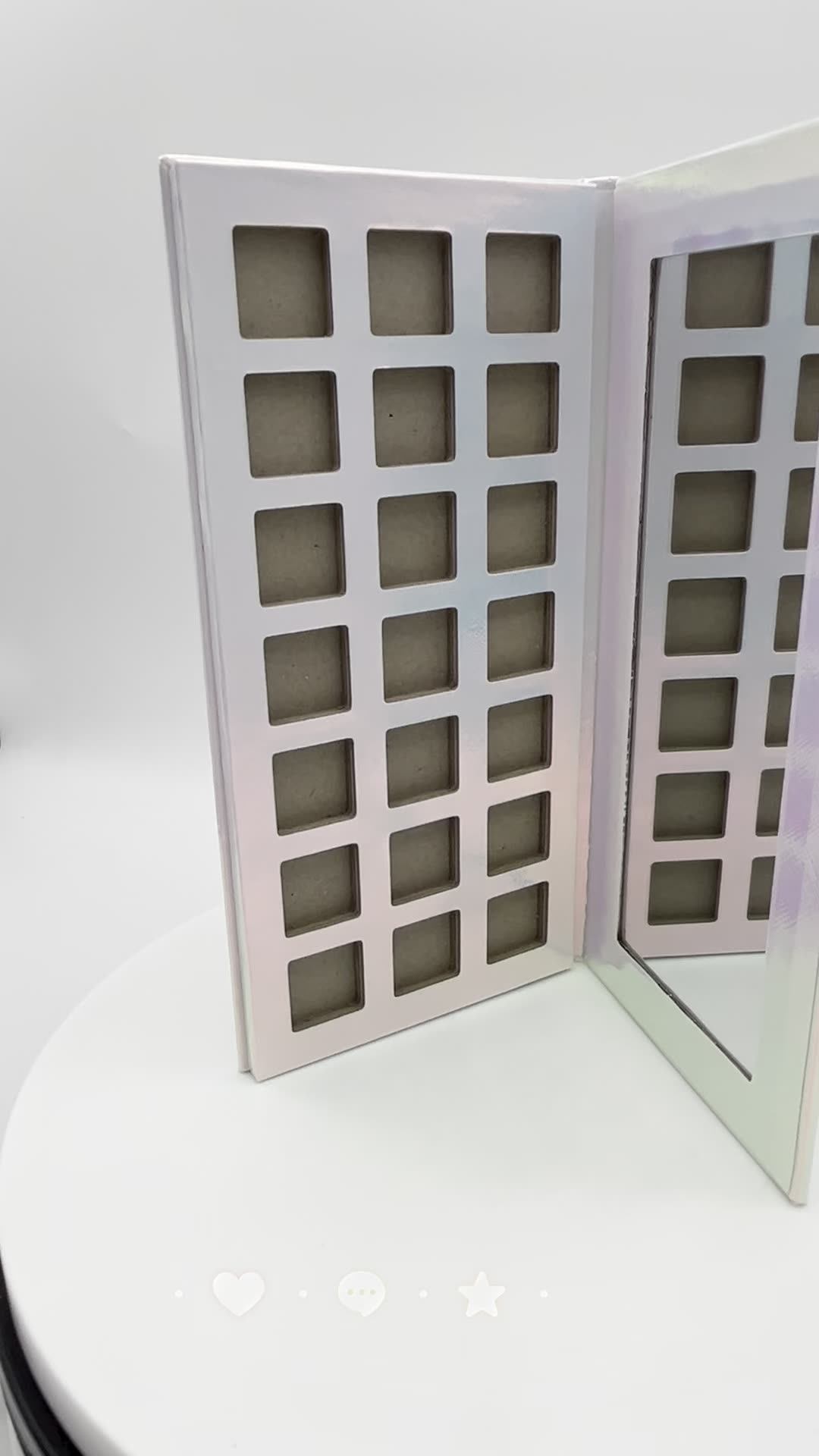 Luxury Gradient Cmyk Lamination Cosmetic Summer Eyeshadow Empty Paper