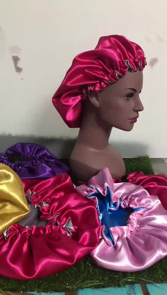 Wholesale Custom Satin Hair With Logo Bling For Hair