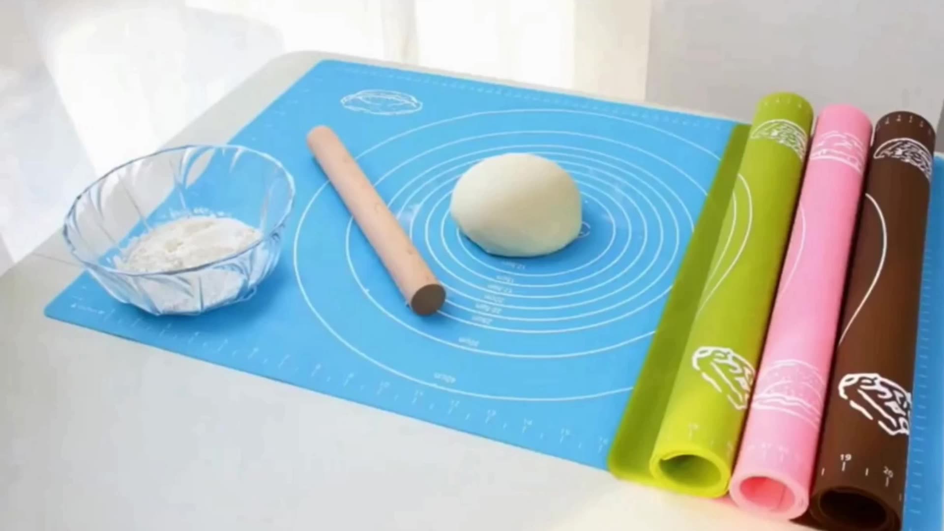 Custom Non Stick Soft Bbq Pastry Oven Kneading Rolling Dough Baking