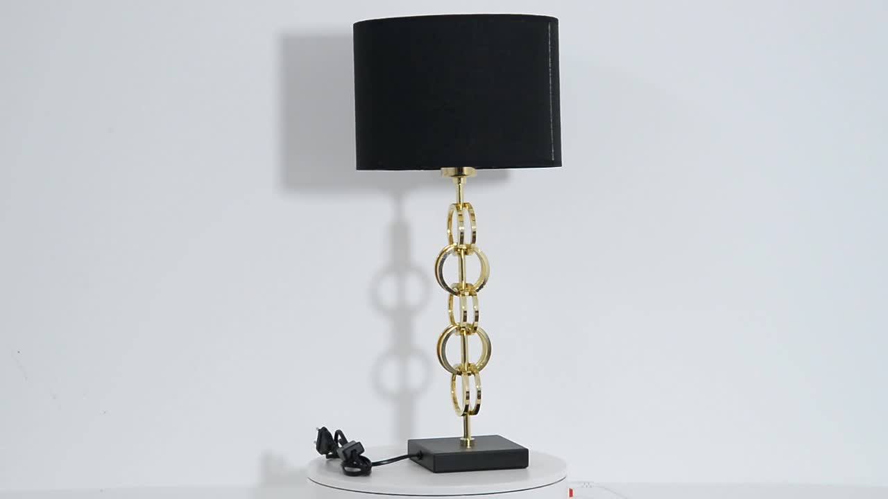 High Quality Modern Metal Living Room Bedside Luxury Table Lamp For