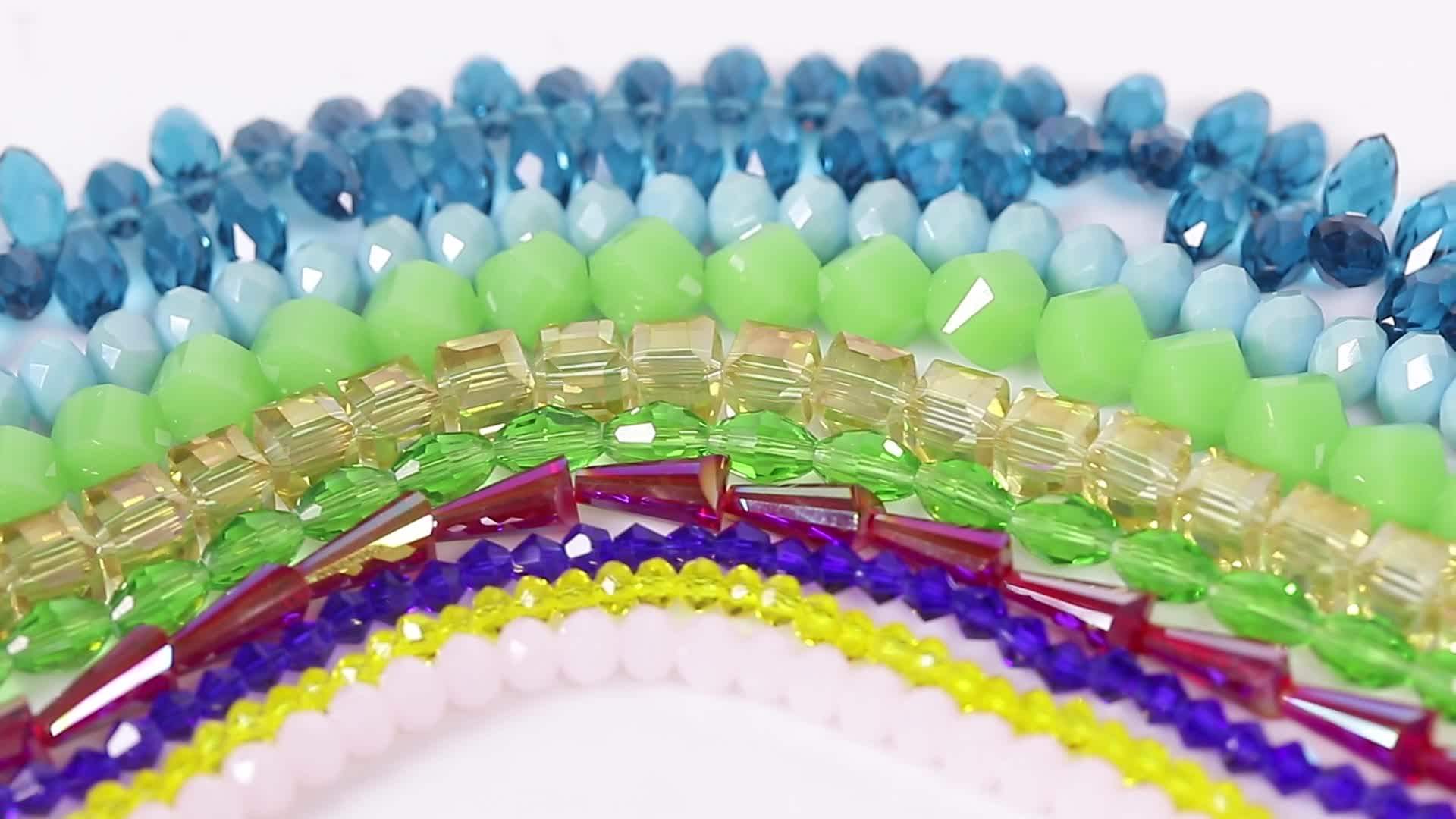 Color Glass Ab Rondelle Chinese Crystal Beads Wholesale Buy Chinese