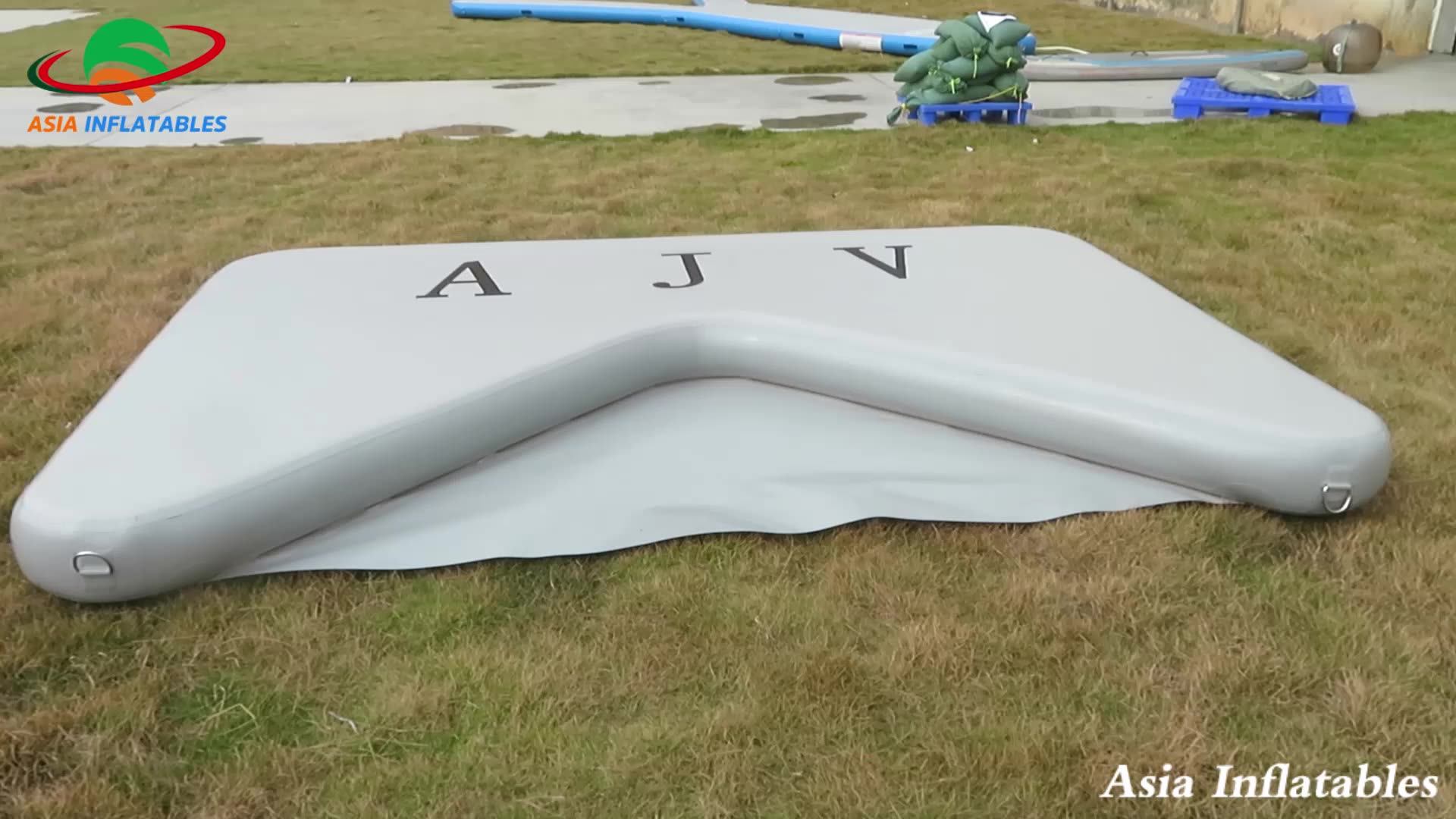 Drop Stitch V Shape Boat Dock Inflatable Platform Floating Pontoon Jet