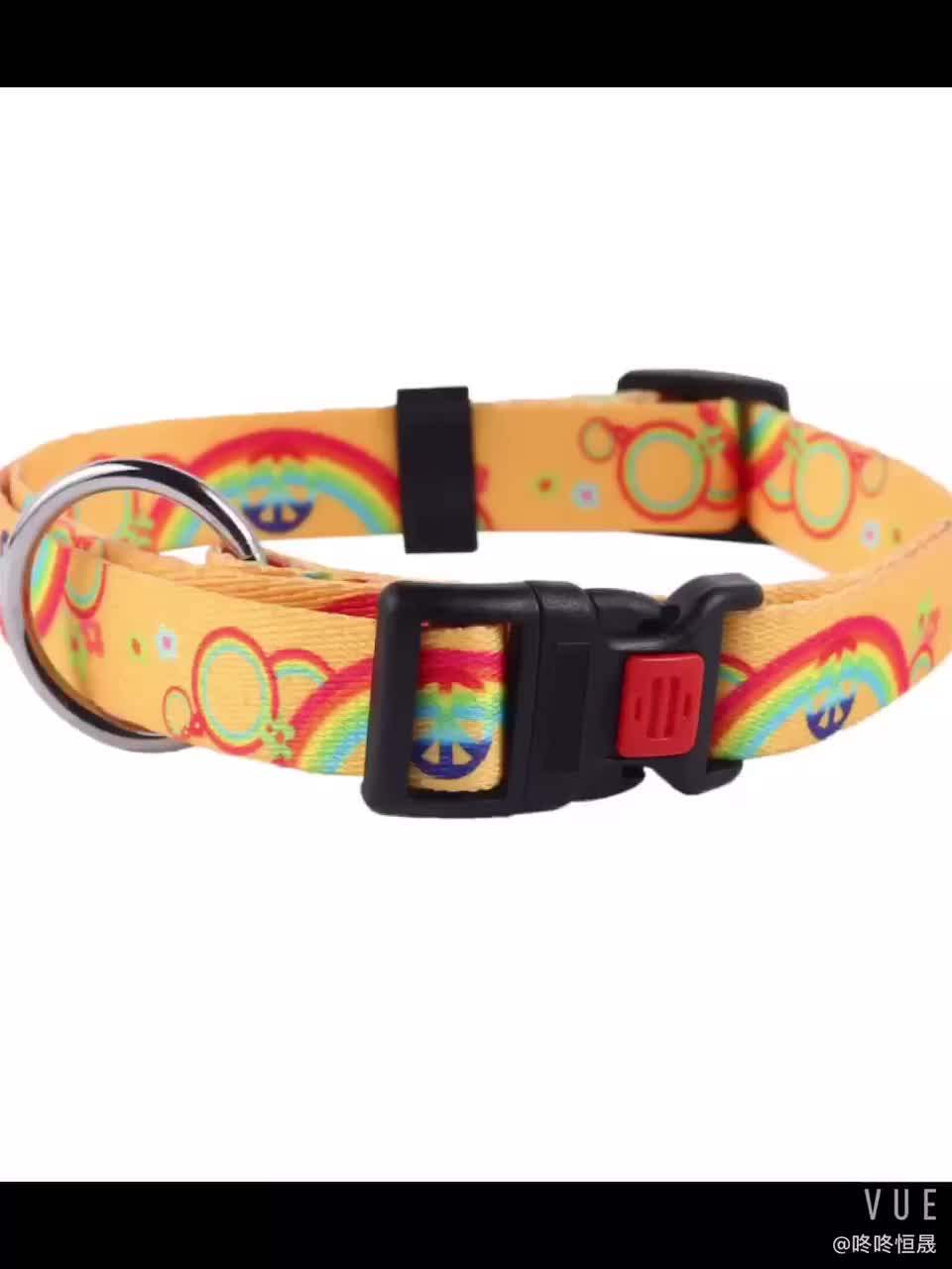 Personalized Custom Print Logo Dog Collar,Luxury Sublimation Heat Press