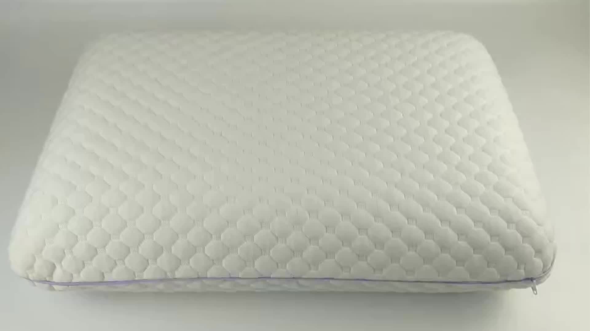 Dual Option Cooling Ergonomic Gelinfused Memory Foam Pillow For Side