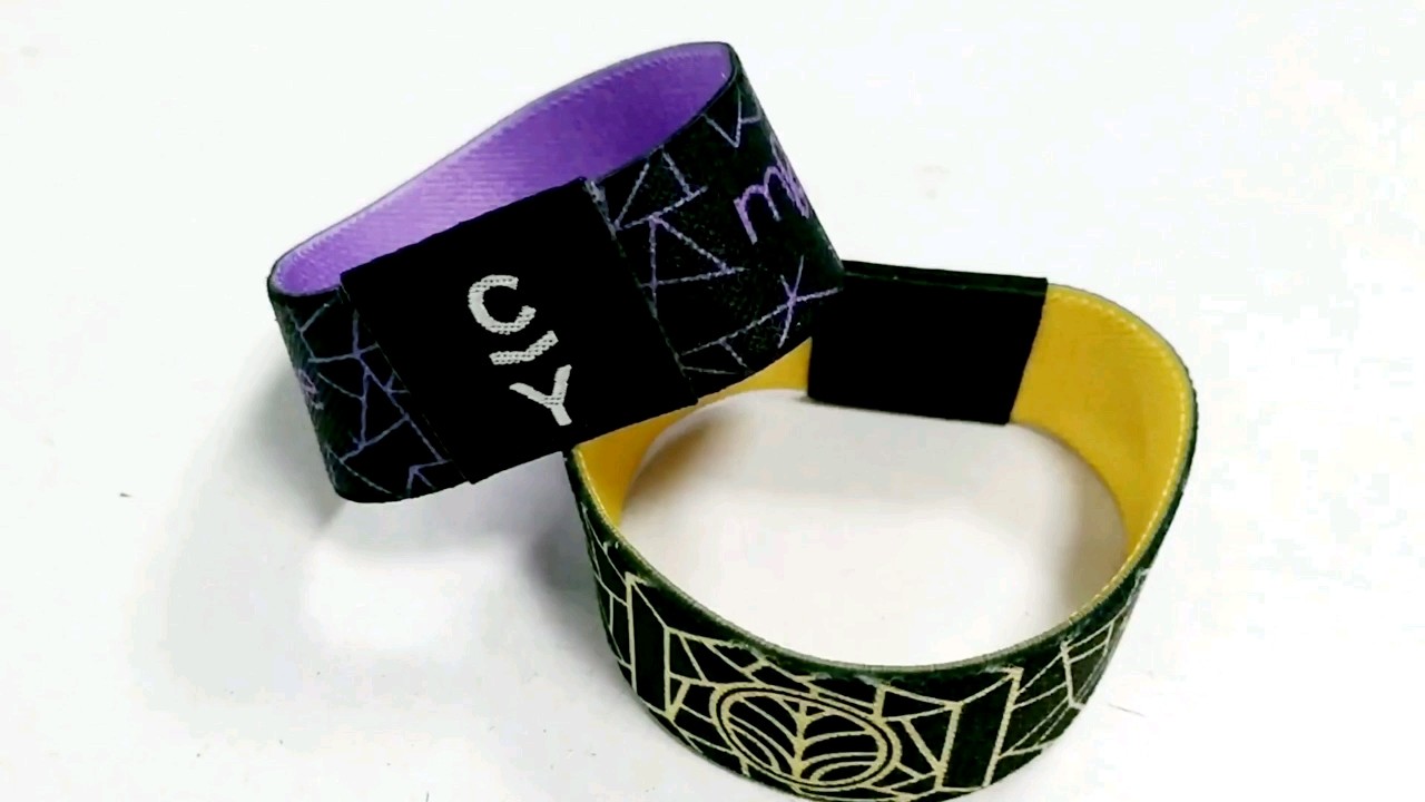 Wholesale 2023 Fashion Event Wristbands Printed Polyester Custom Design