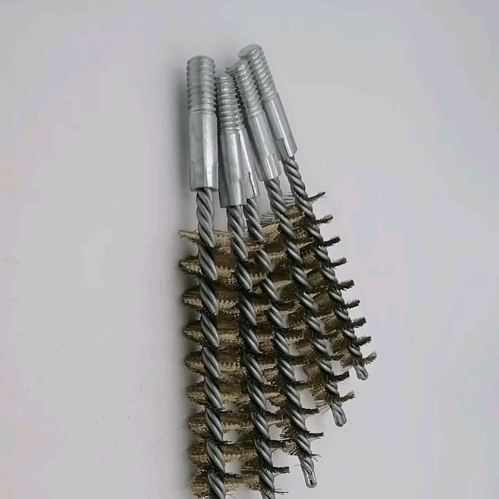 Round Pipe Tube Cylinder Bore Cleaning Steel Wire Brush Buy Round