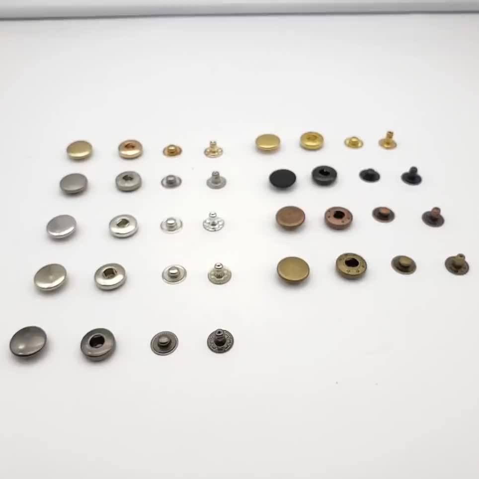 Custom Size Brass Metal Snap Buttons For Coats Buy Custom Side Metal
