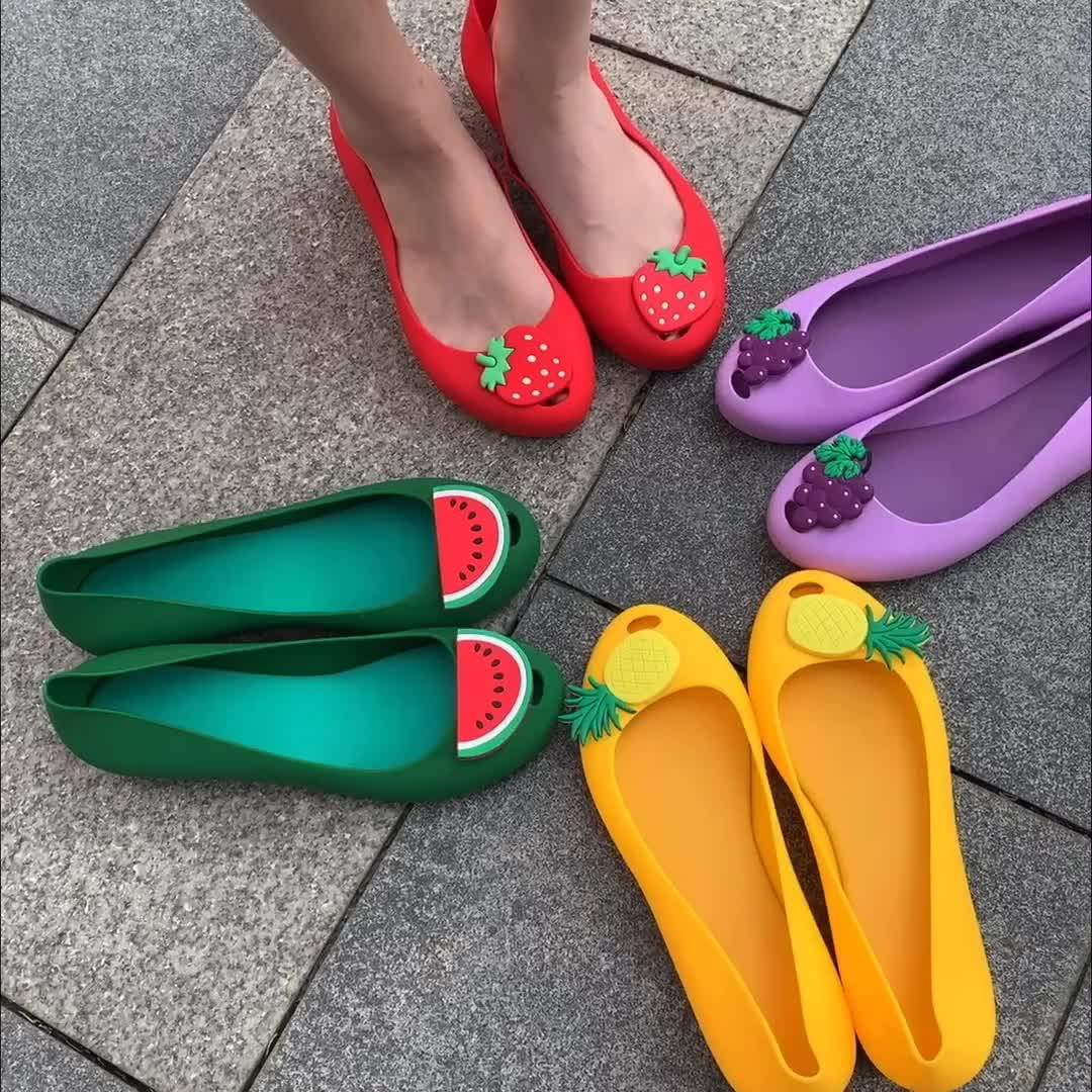 strawberry jelly sandals