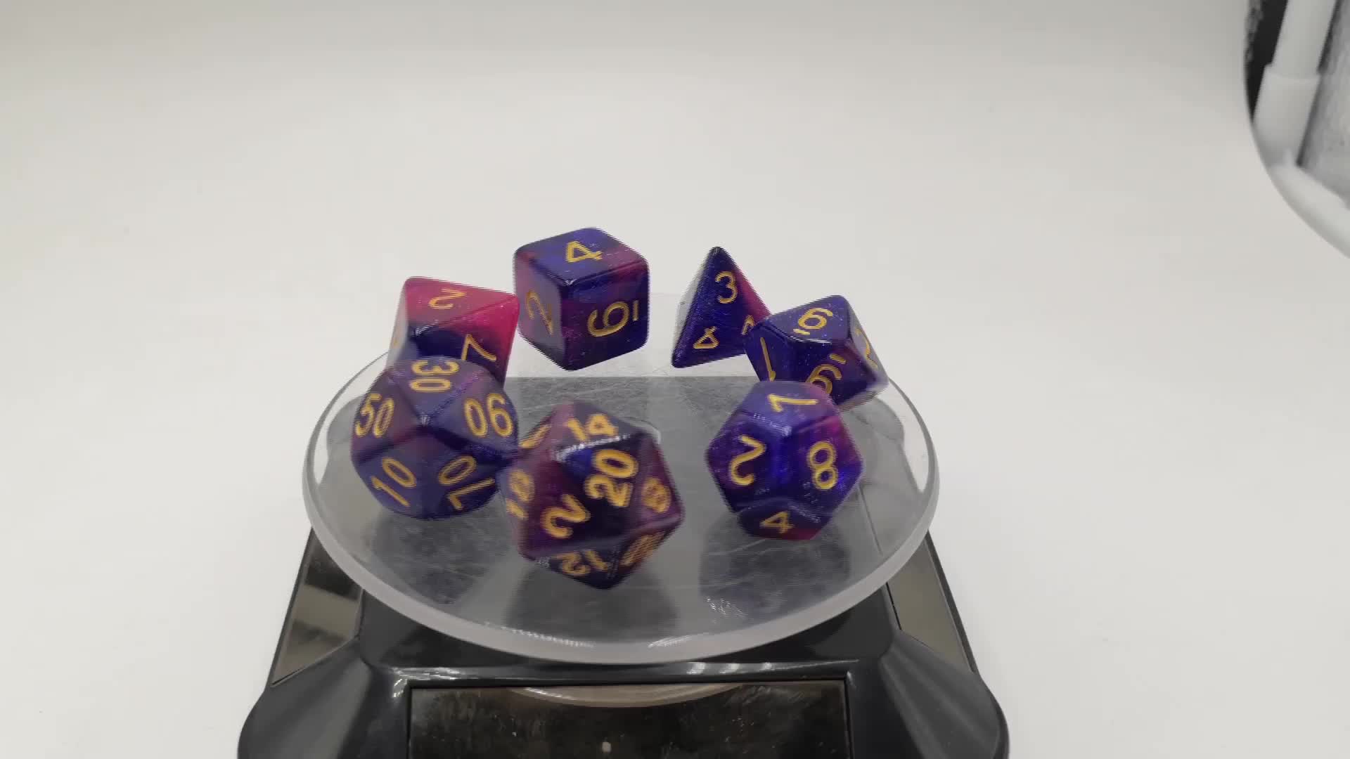 Dungeons And Dragons Dice Set Custom Polyhedral Starry Game Dice Buy