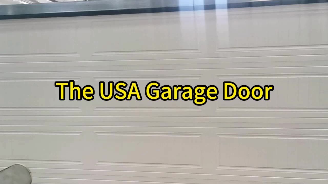 Competitive Price Vertical Bifold Garage Doors Galvanized Steel Black Garage Door 8x7 Panel