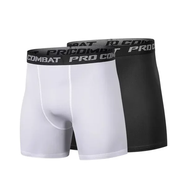 Basketball Leggings Men's Sports Running Fitness Equipment Compression Training Five-point Underwear High Elastic Quick-drying Tight Shorts