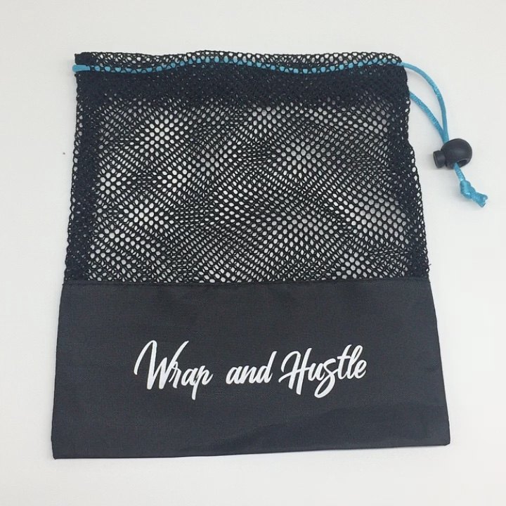 Personalized Wholesale White Packaging Mesh Bag With Custom Logo Buy
