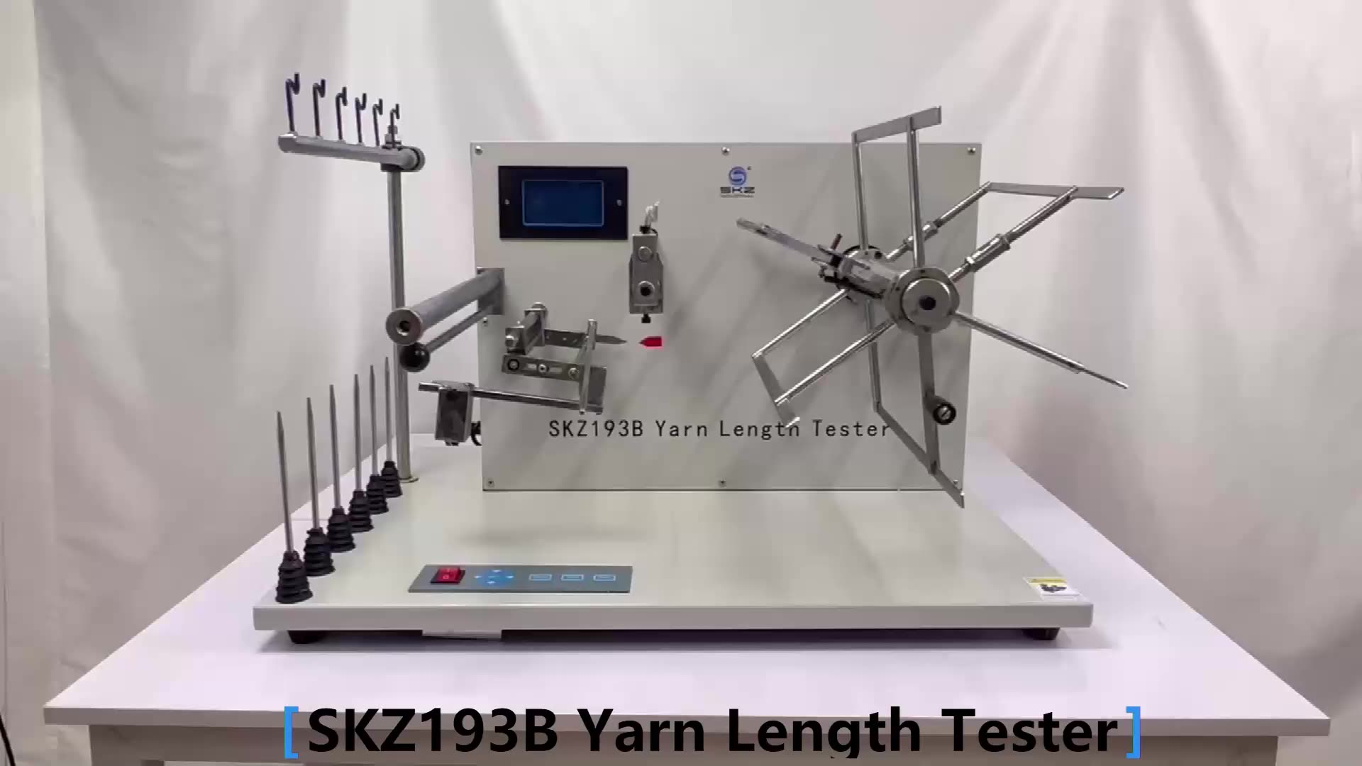 Skz196b Yarn Length Density Measuring Tester Electronic Yarn Wrap Reel