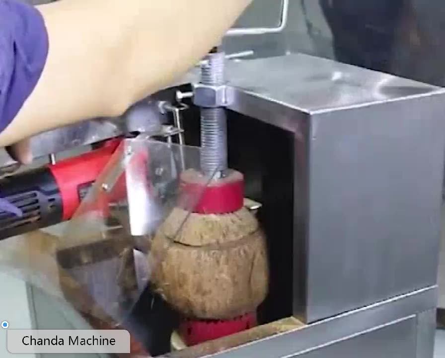 Electric Coconut Hole Machine Fresh Coconut Cutting Machine Green