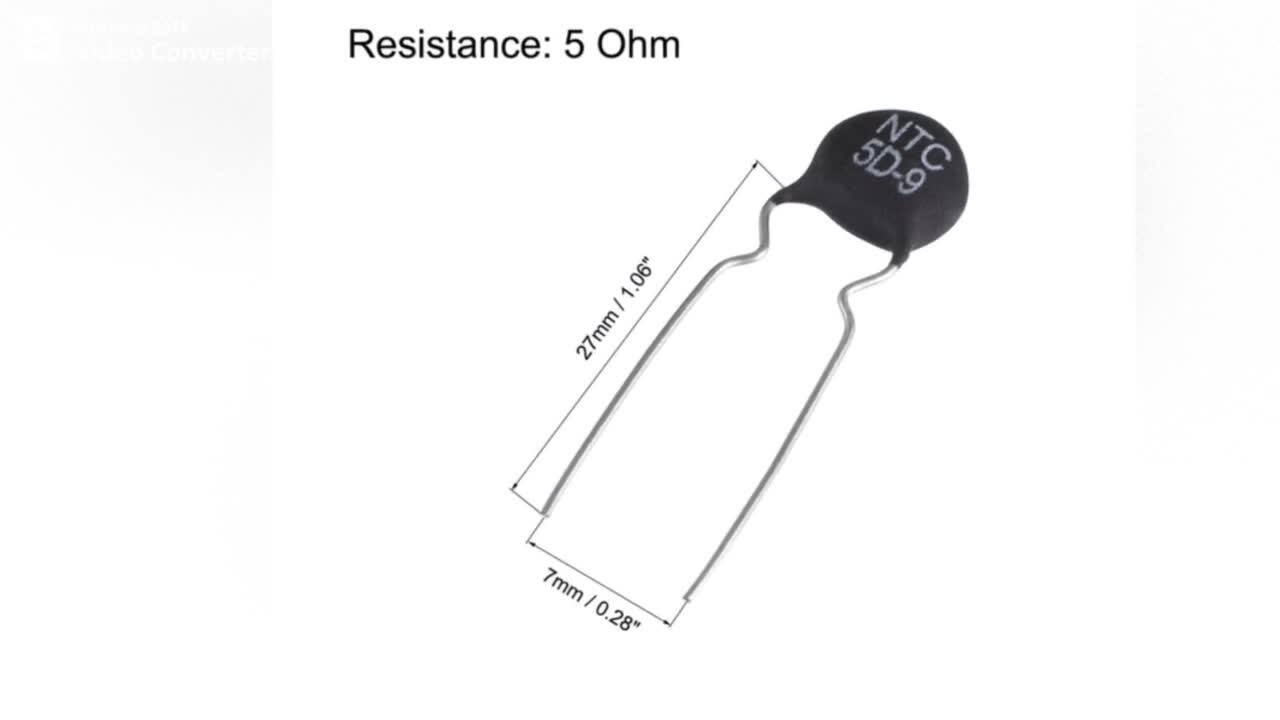 8pcs NTC Thermistor 5D-11 5 Ohm 4Amp - Inrush Current Limiter For Power Supplies