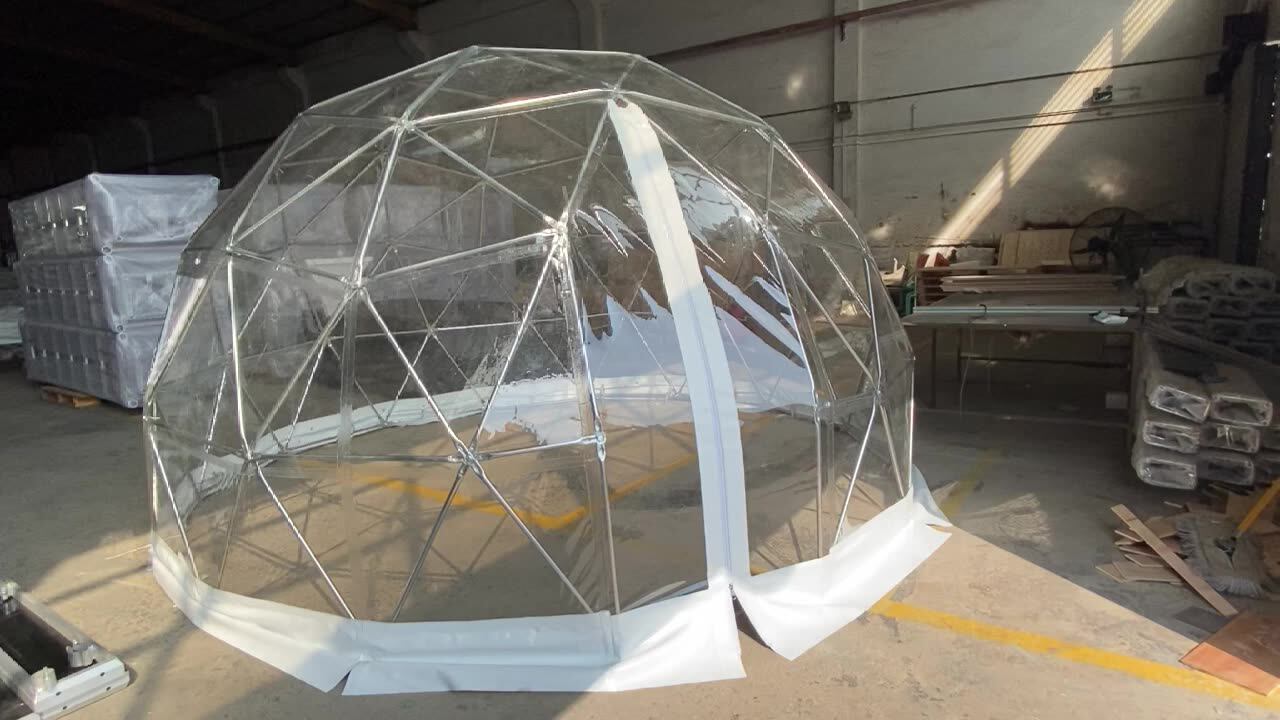 Luxury Waterproof Igloo Transparent Hotel Dome Tent Geodesic Dome Igloo