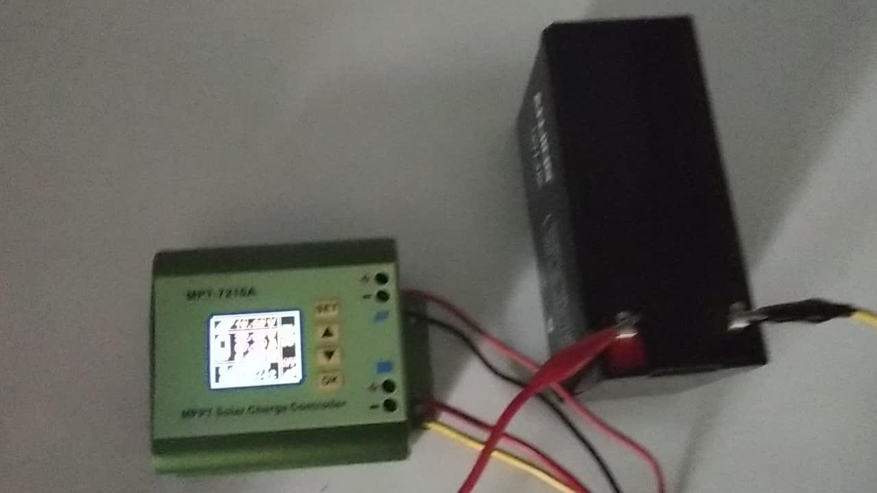 CONTROLEUR DE CHARGE SOLAIRE MPT-7210A 20-600W 0-10A SORTIE DC15-90V . REGLABLE POUR 24V / 36V / 48V / 60V / 72V