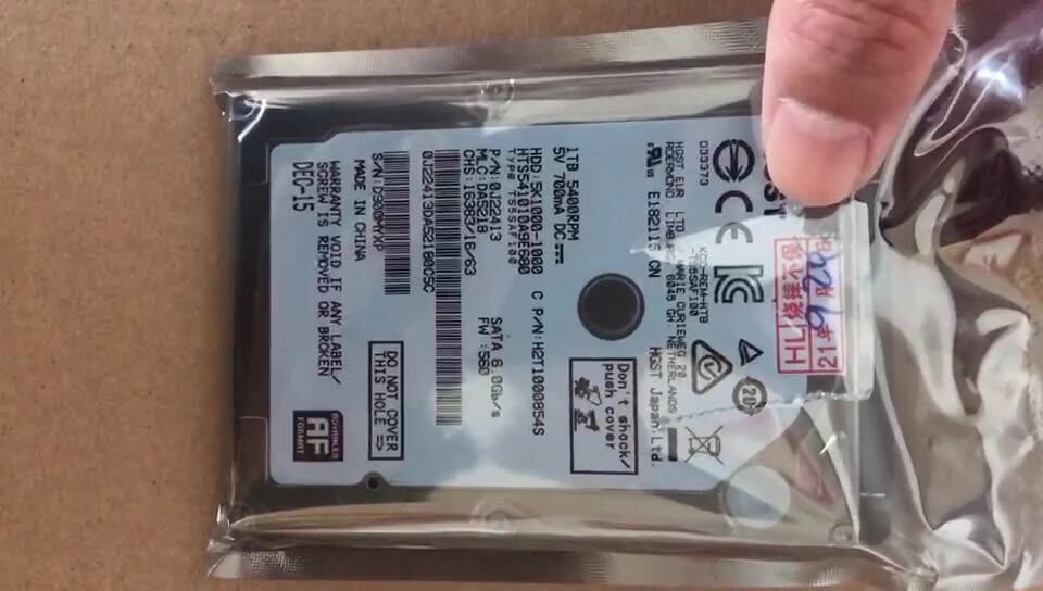 New Original HDD For Hgst 1TB SATA 2.5