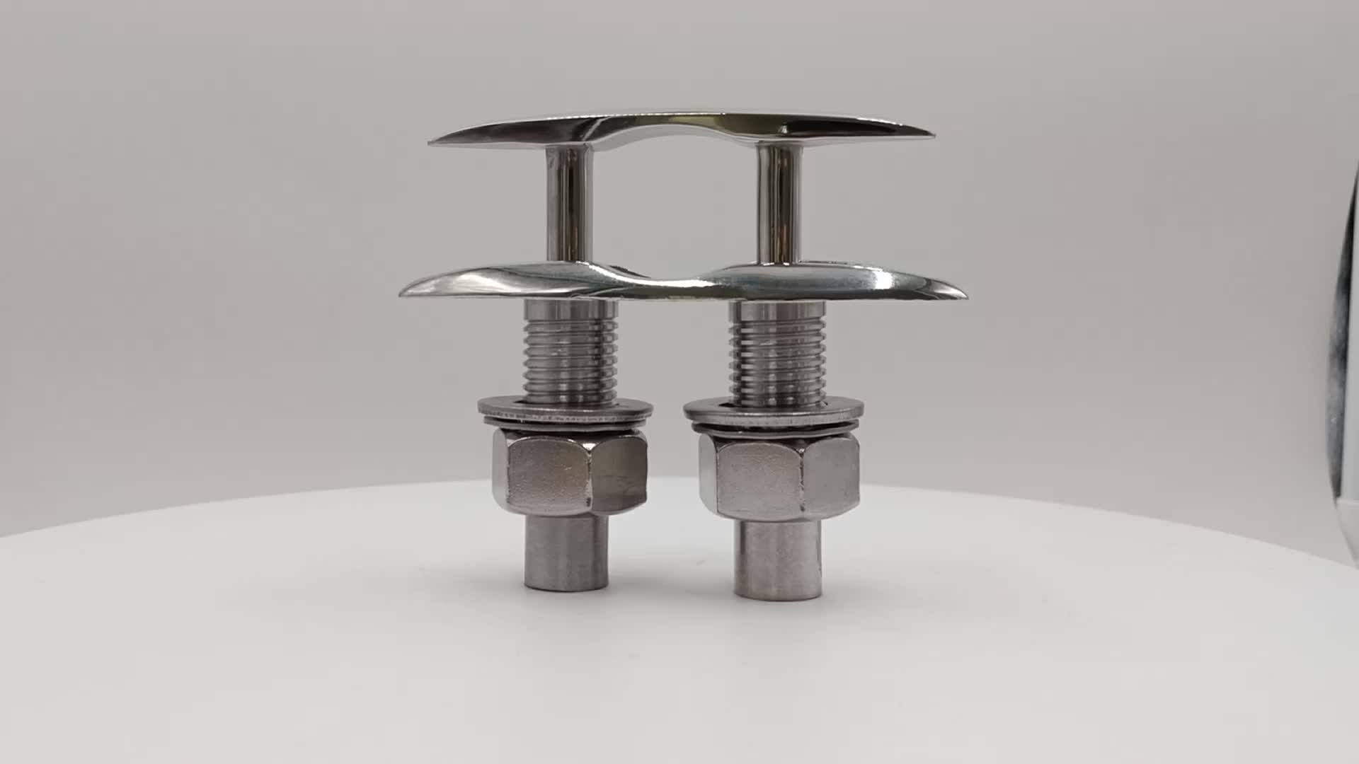 316 Stainless Steel Pop Up Cleat Pull Up Flush Mount Cleat For Boat Or
